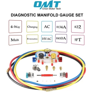 Juego Manómetro Orion Motor Tech - Diagnóstico De Ca 4 Vías - Image 4