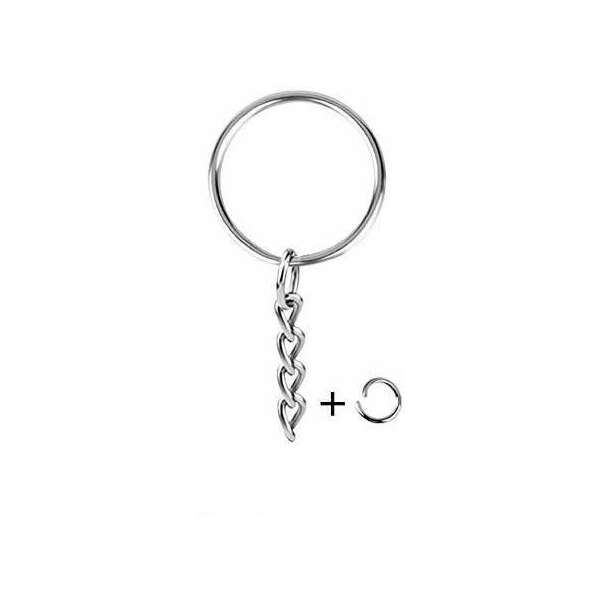 Kingfo - Llavero Con Cadena Y Anillos De Saltar 100 Unidades - Image 4