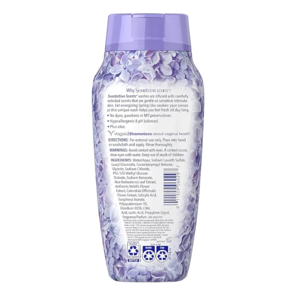 Vagisil Lavado Femenino Íntimo, Spring Lilac 354 Ml, 2 Pack - Image 3