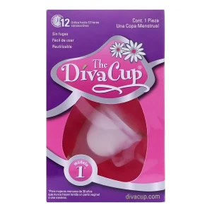 Copa Menstrual Diva Cup Modelo 1 Caja Con 1 Pieza Color Blanco - Image 2