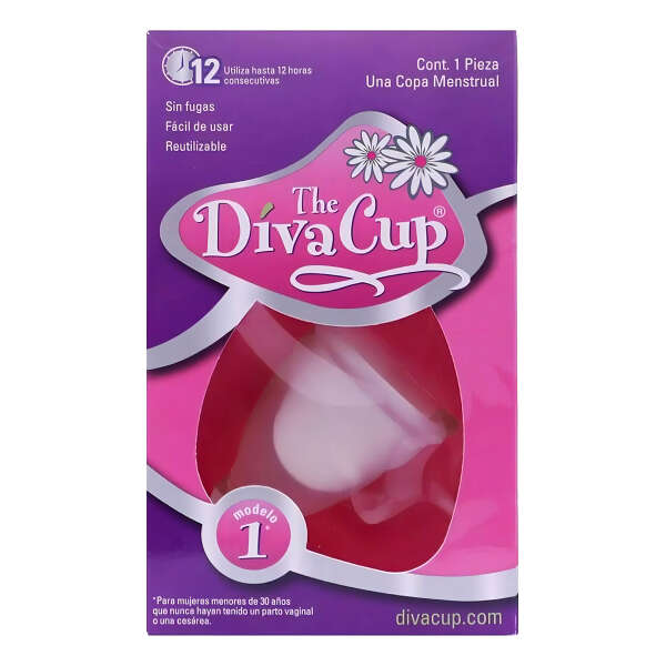 Copa Menstrual Diva Cup Modelo 1 Caja Con 1 Pieza Color Blanco - Image 2