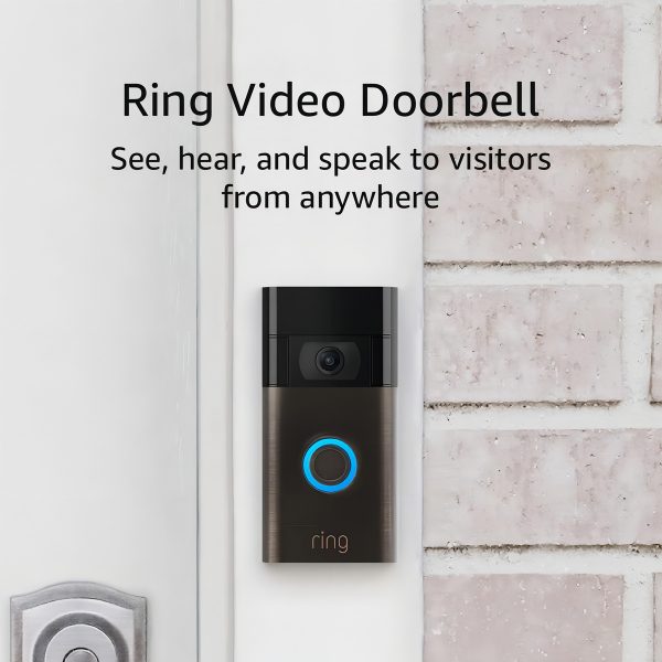 Rign Timbre Con Video Hd 1080p Puedes Ver, Escuchar Y Hablar Color Venetian Bronze - Image 2