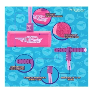 Saltador De Espuma Flybar Para Niños Color Rosa Forma Caballito - Image 2