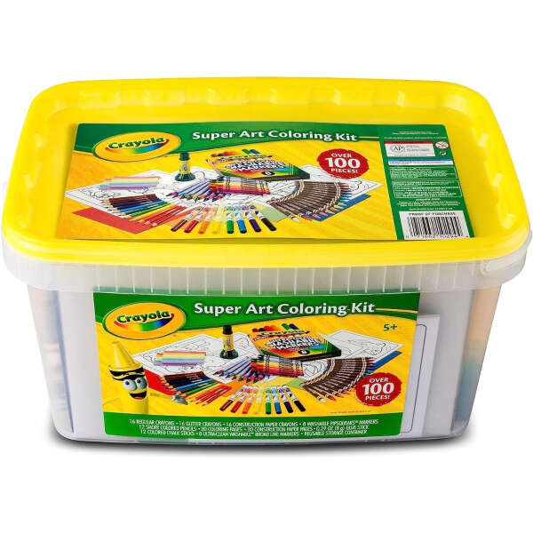 Crayola Kit De Arte Variado Y Colorear Super Art Para Niños - Image 3