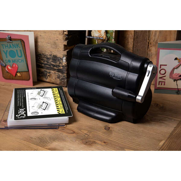 Sizzix Big Shot - Plegable De Tim Holtz (15 Cm), Color Negro Forma De La Perforación Preferencia - Image 3