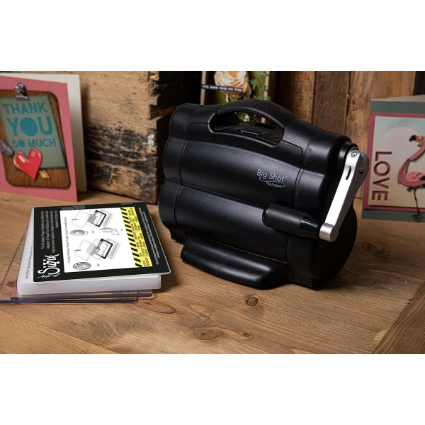 Sizzix Big Shot - Plegable De Tim Holtz (15 Cm), Color Negro Forma De La Perforación Preferencia - Image 3