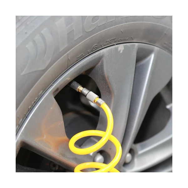 Tirewell 12v Neumático Inflador, Pesado Bomba Doble Cilindro Color Negro - Image 4