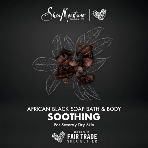 Sheamoisture Jabón Negro Africano Con Manteca De Karité 227g - Image 3