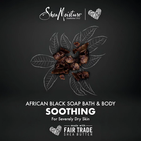 Sheamoisture Jabón Negro Africano Con Manteca De Karité 227g - Image 3