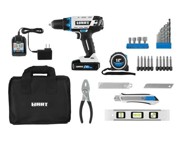 Hart Kit Taladro Inalámbrico 20 V, 1 Bateria/cargador 36 Pzs - Image 2