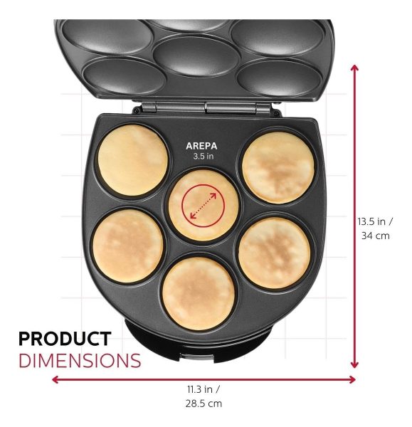 Holstein Housewares Maquina Para Hacer 6 Arepas En 7min 120v - Image 4