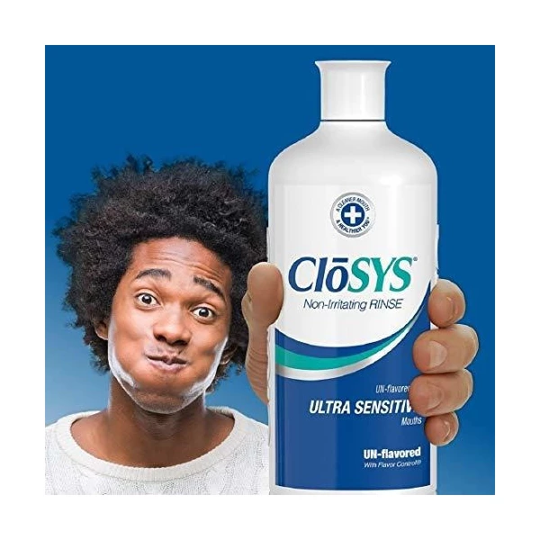 Enjuague Bucal Ultrasensible - Closys - 32 Onzas, Sin Sabor - Image 5