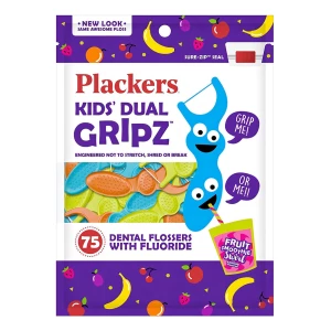 Plackers Hilo Dental Para Niños Pack De 75unid Cada Uno