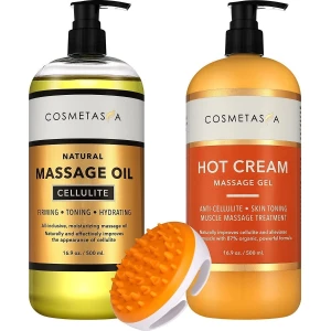 Kit Aceite Para Masaje Anticelulítico Cosmetasa 500ml