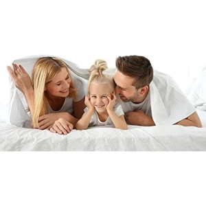 Utopia Ropa De Cama 6 Sabanas Mate Resistentes A Las Arrugas Color Blanco Diseño De La Tela Liso - Image 3