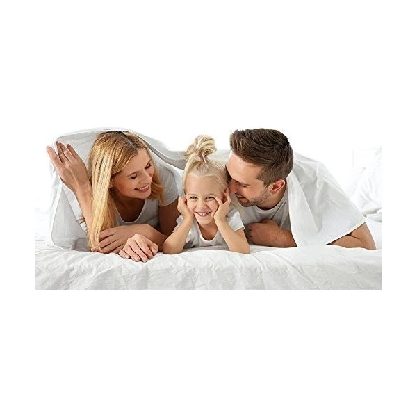 Utopia Ropa De Cama 6 Sabanas Mate Resistentes A Las Arrugas Color Blanco Diseño De La Tela Liso - Image 3