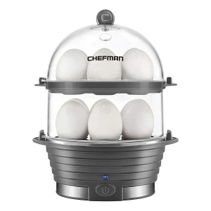 Chefman - Caldera Eléctrica Para Huevos, Huevos Y Escalfador