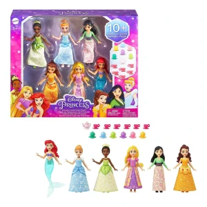 Mattel Disney Princess Juego De Fiesta De Muñecas Pequeñas. - Image 2