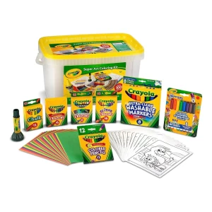 Crayola Kit De Arte Variado Y Colorear Super Art Para Niños
