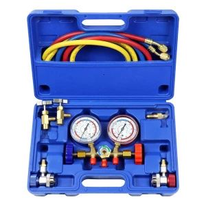 Juego De Manómetros Diagnóstico Profesional R134a, R12, R22