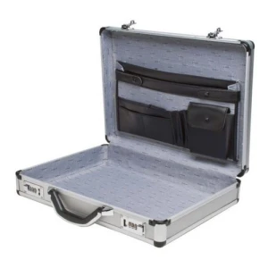 Portafolio Maletin Aluminio Roadpro Spc931r Color Plateado - Image 3