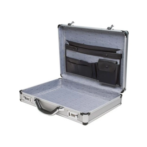 Portafolio Maletin Aluminio Roadpro Spc931r Color Plateado - Image 3