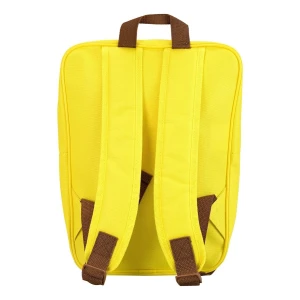 Mochila Infantil Bob Esponja Pantalones Cuadrados Color Amarillo Diseño De La Tela Efecto De Cuero - Image 3