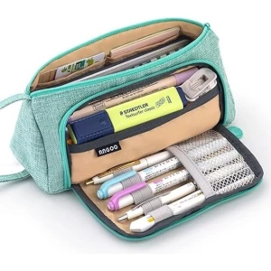 Easthill Estuche Para Lapices Gran Capacidad En Color Blanco Color Verde Verde