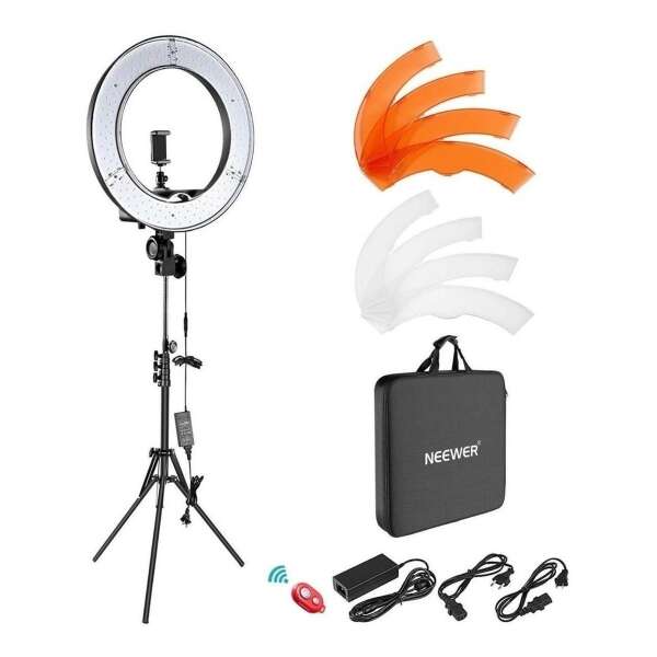Aro De Luz Led Neewer 10088612 Color Blanca Fría 127v - Image 2