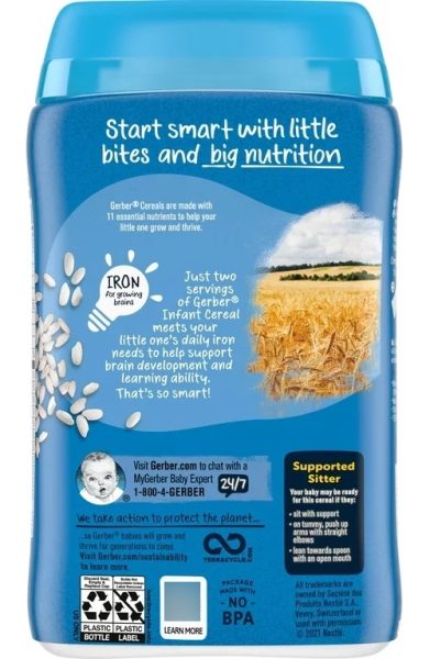 Gerber, Cereal Para Bebés De Arroz 226g - Image 2
