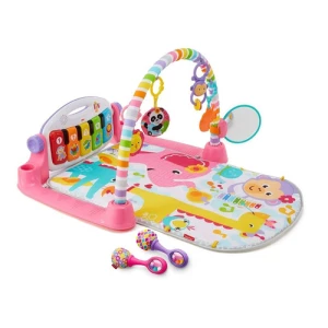 Fisher Price Deluxe Pataditas Piano Gimnasio Musical Bebe Color Rosa