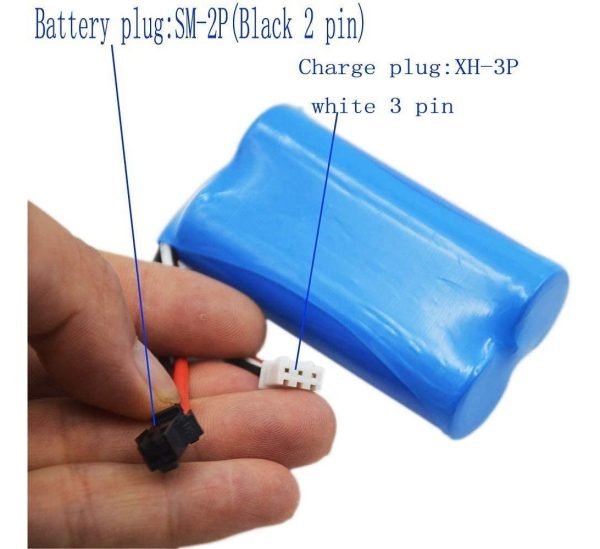 Set 2 Baterías Blomiky H101 7.4v 1500mah Para H105 H103 H101 - Image 3