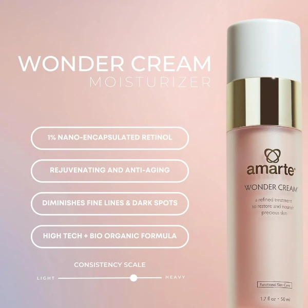 Amarté Skin Care Wonder Cream Retinol Hidratante, 1.7 Fl Oz - Image 2