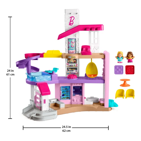 Little People, Casa De Los Sueños, Barbie, Juguete Para Bebé, 18 Meses En Adelante - Image 2
