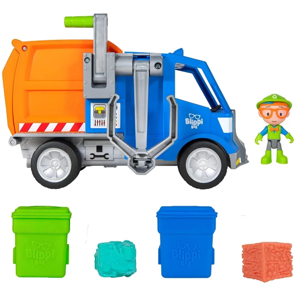 Camión De Reciclaje Blippi, Canta Frases Populares Color Azul Marino - Image 3