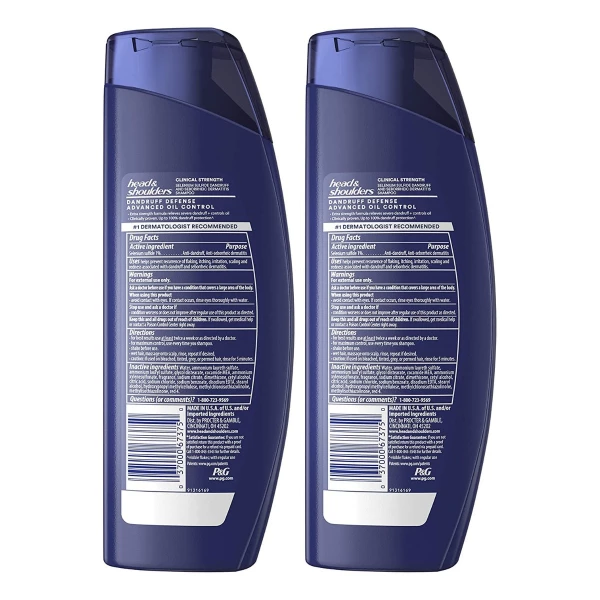 Head & Shoulders Shampoo Control Avanzado Anticaspa Pack 2 - Image 2