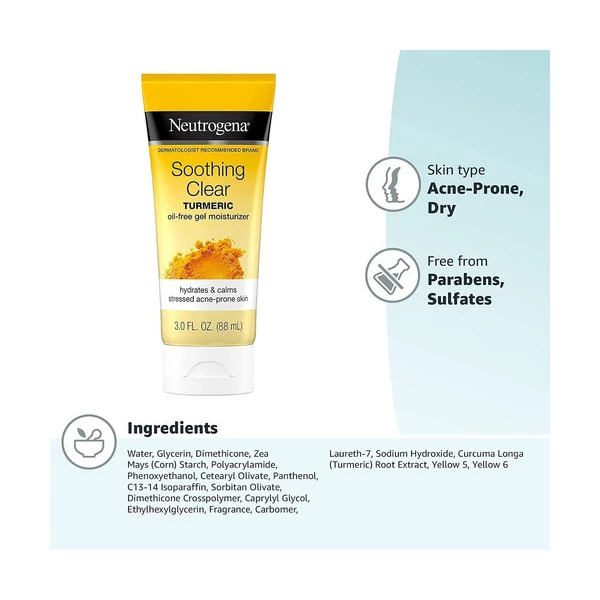 Neutrogena Gel Limpiador Calmante Piel Propensa Al Acné 3 Oz Tipo De Piel Todo Tipo De Piel - Image 2