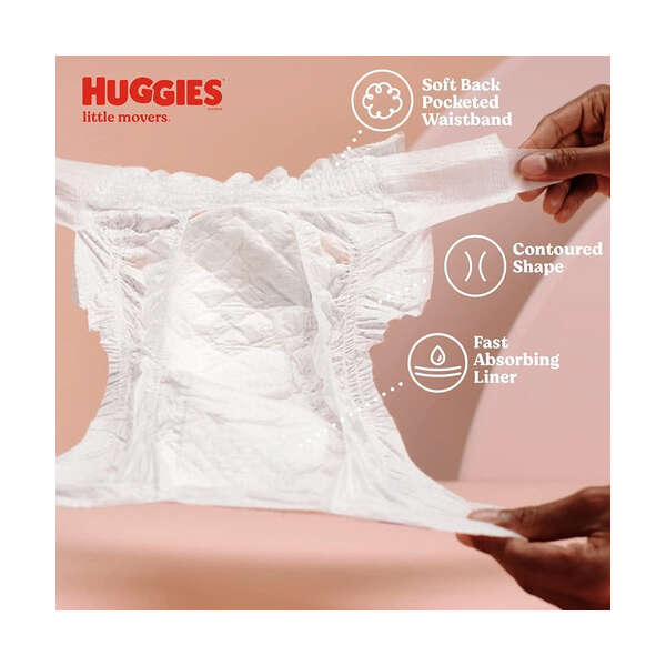 Pañales Para Bebé Talla 7, 80 Unidades, Huggies Género Niñas Talla Etapa 7 - Image 2