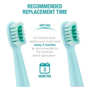 Vekkia 4-pack De Repuesto Cabezas De Cepillo De Dientes Color Azul Claro - Image 5