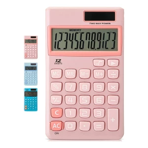 Mr. Pen - Calculadora De Función Estándar, 12 Dígitos Color Rosado