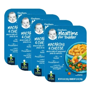 Gerber Macarrones Con Queso Y Verdura 4 Pack 150gr C/u
