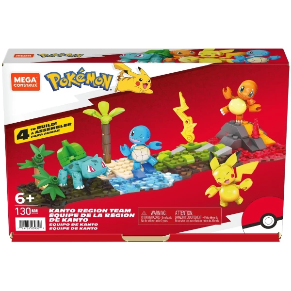 Figura De Construcción Mega Construx Pokémon Equipo De Kanto Cantidad De Piezas 150 - Image 5