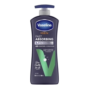 Vaseline Men Fast Absorbing 3-in-1 Locion Corporal 600ml