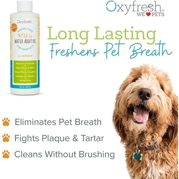 Oxyfresh Premium Solución De Cuidado Dental De Mascota Sabor Sin Sabor - Image 2