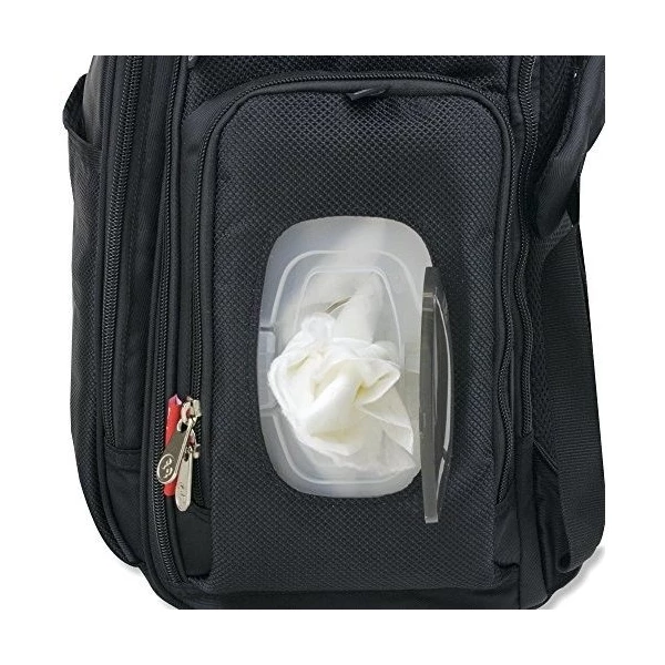 Precio De Pescador Fastfinder Bolsa De Pañales Mochila Negr - Image 5