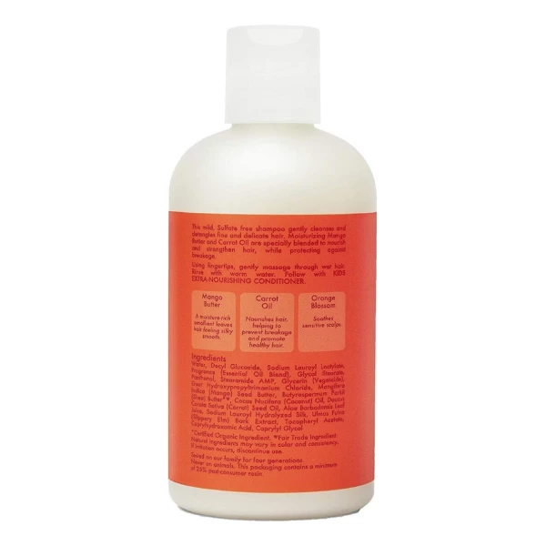Shea Moisture Shampoo Para Niños Extra Nutritivo Mango 237ml - Image 3