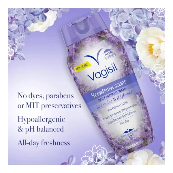 Vagisil Lavado Femenino Íntimo, Spring Lilac 354 Ml, 2 Pack - Image 4