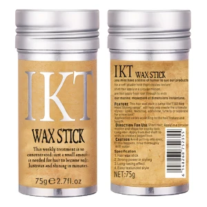 Barra De Cera Fijadora Para Cabello Dañado Ikt 75g