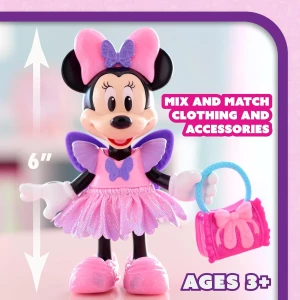 Just Play, Minnie Mouse Muñeca Bailarina De Moda, 13 Pzas - Image 2
