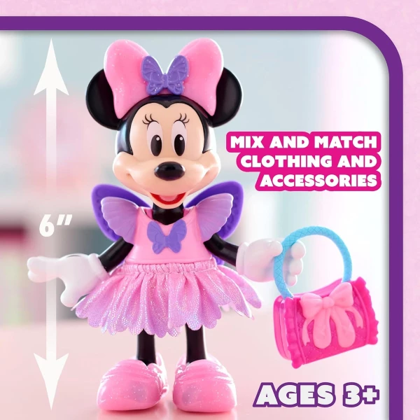 Just Play, Minnie Mouse Muñeca Bailarina De Moda, 13 Pzas - Image 2